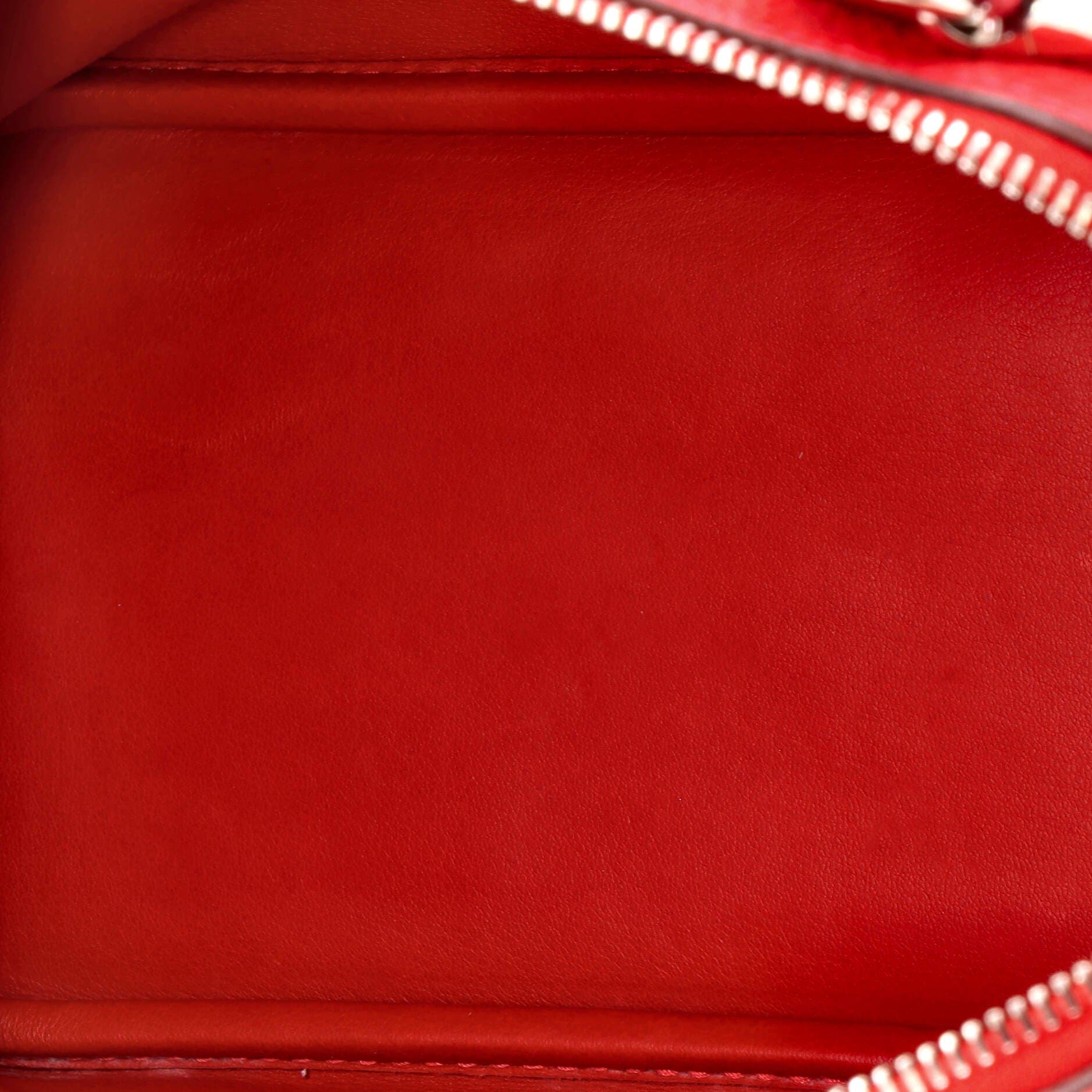 Pre-Owned Hermes Bolide Bag Clemence 31, Alternate, color, Rouge Casaque