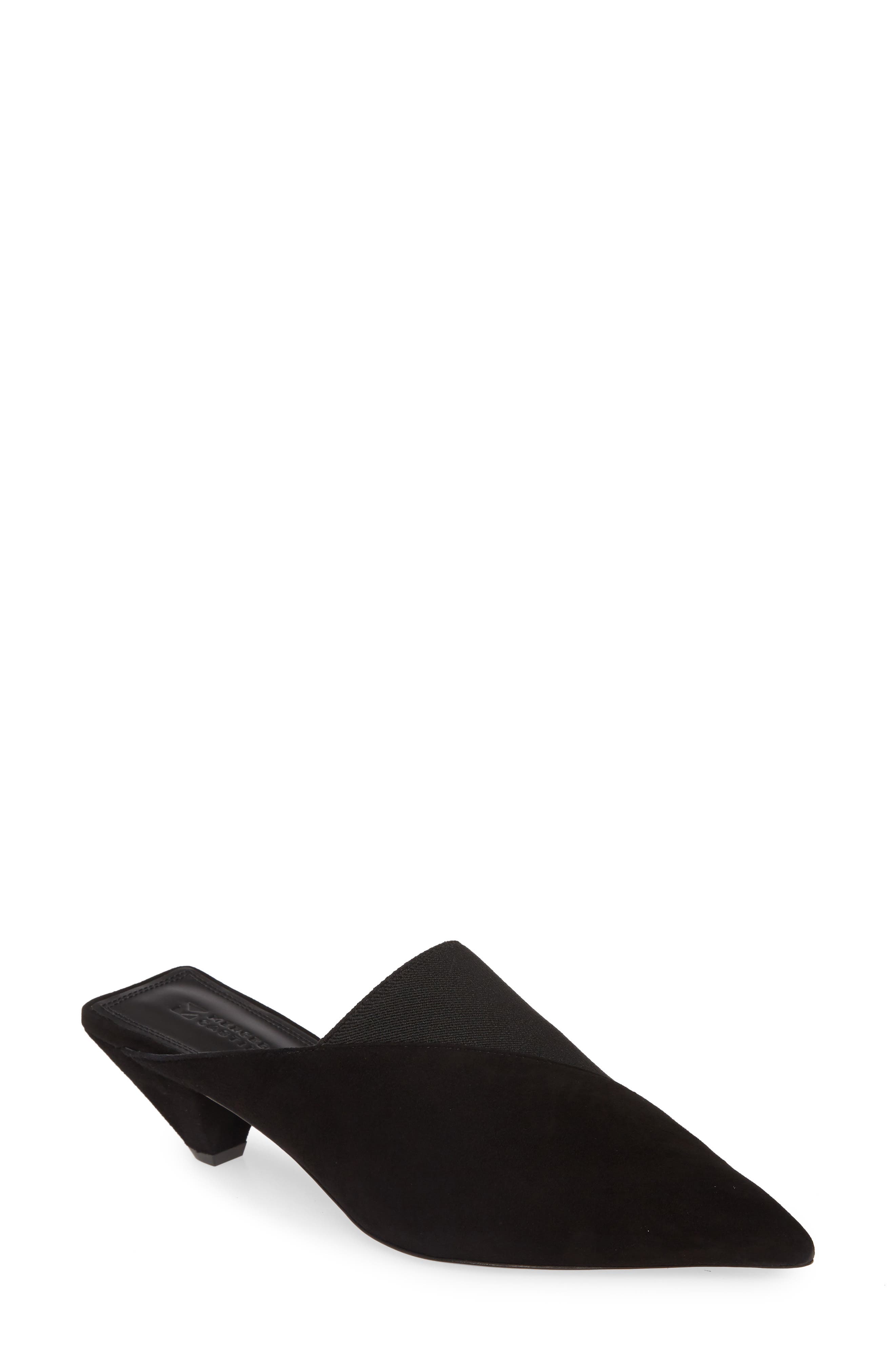 Joilette Pointed Toe Mule, Main, color, BLACK