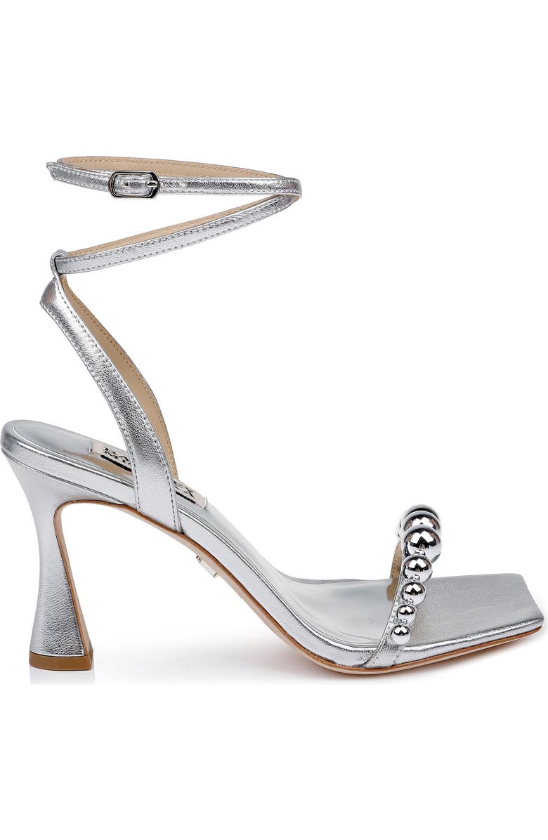 Badgley Mischka Collection Cailey Ankle Strap Metallic Sandal, Alternate, color,