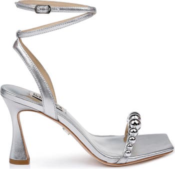 Cailey Ankle Strap Metallic Sandal
