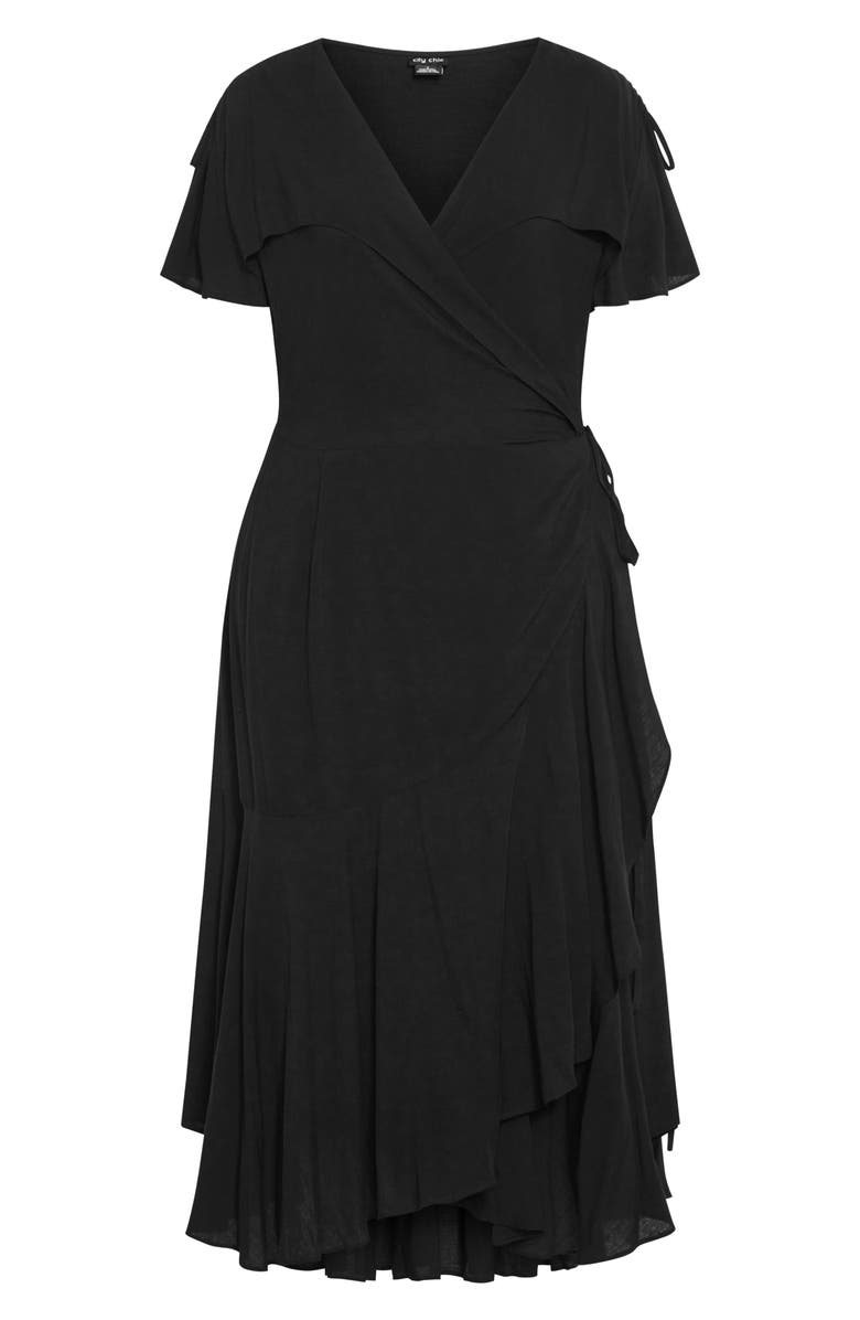 City Chic Imogen Wrap Dress, Alternate, color,