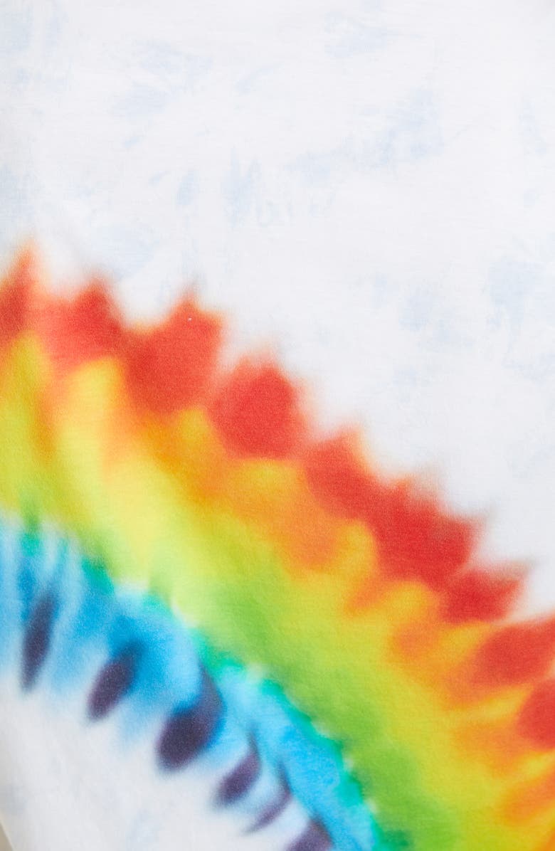 Alice + Olivia Jeans Shira Roll Sleeve Tee, Alternate, color, 