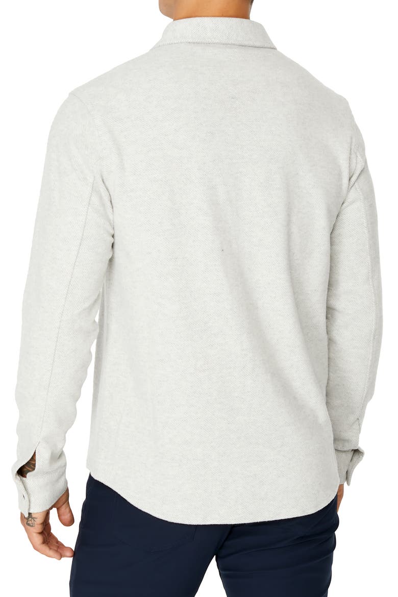 Generation Stretch Twill Button-Up Shirt, Alternate, color, ECRU