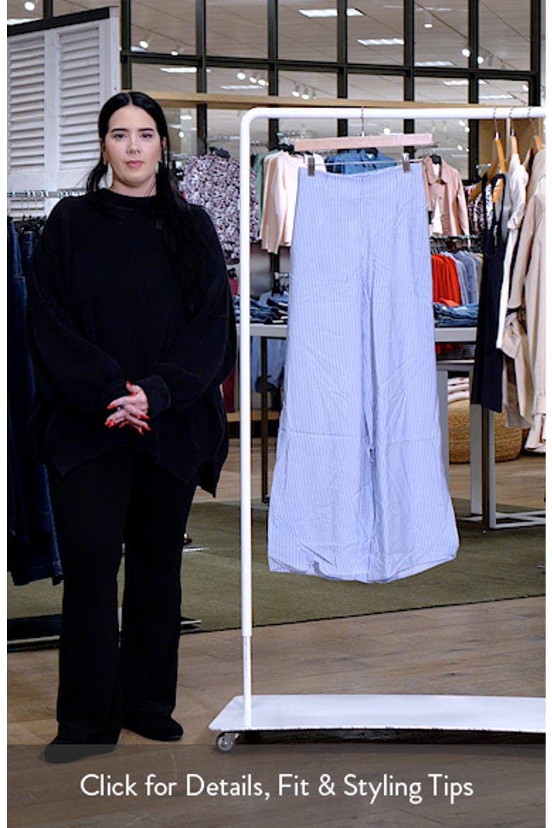 Stripe Wide Leg Pants video