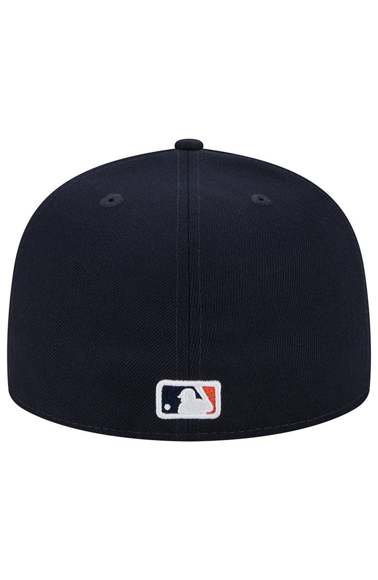 New Era Men's New Era Navy Houston Astros  2017 World Series Team Color 59FIFTY Fitted Hat, Alternate, color, Navy