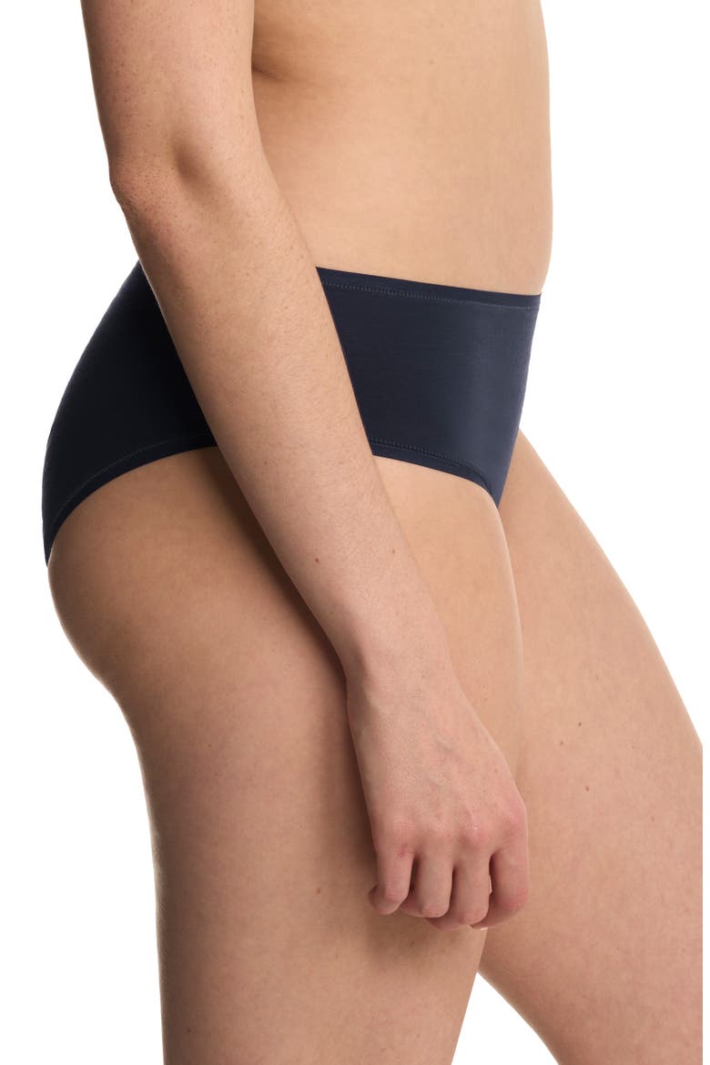 Bliss Bare Cotton Hipster Briefs, Alternate, color, STORM CLOUD