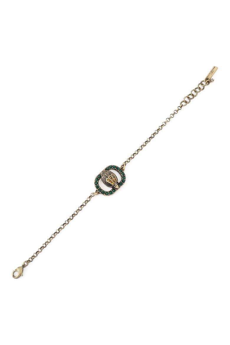 Chelsea Eagle Head Bracelet, Alternate, color, GREEN