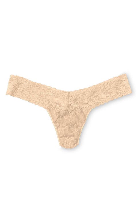 Signature Lace Low Rise Thong