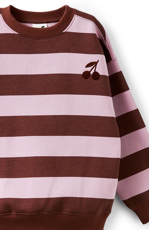 Cotton On Kids Kid's Sammy Oversized Crew In Brown