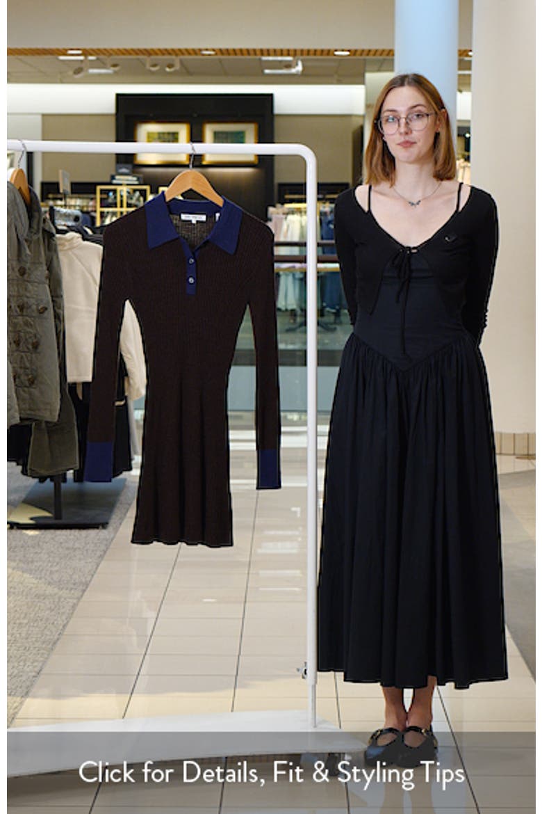 The Knit Polo Wool Minidress video
