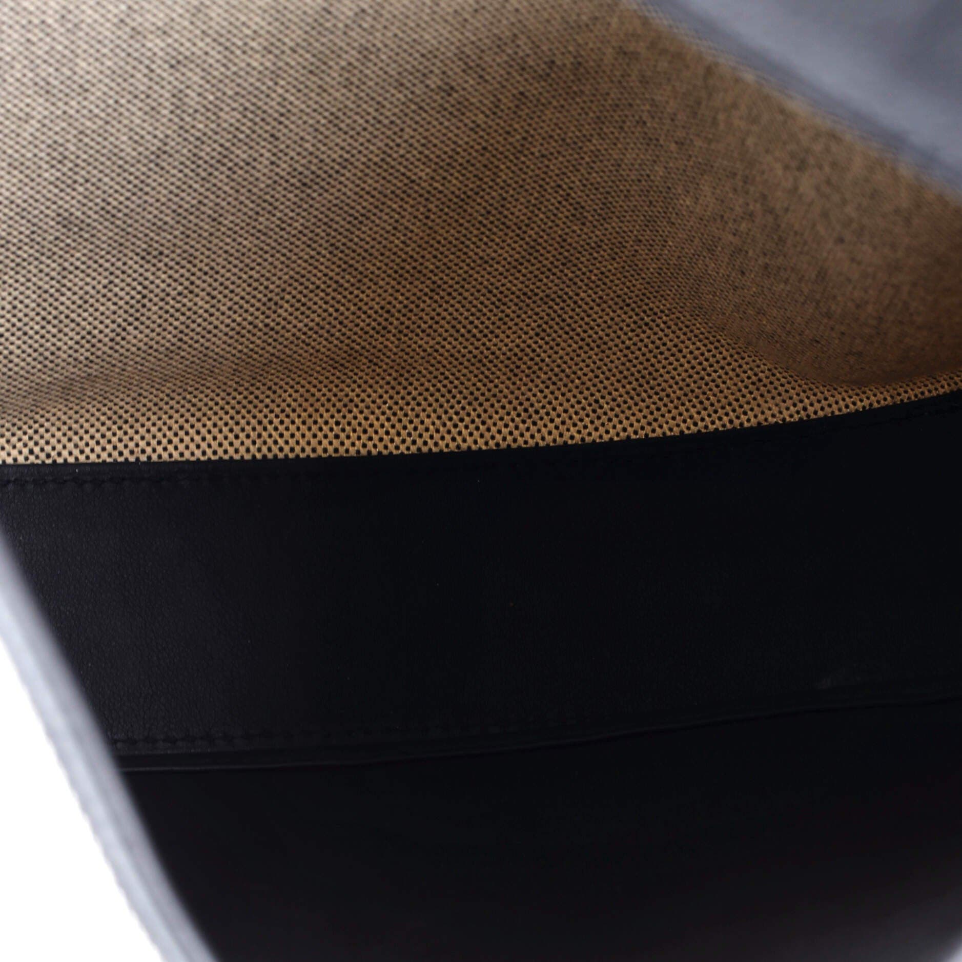 Pre-Owned Hermes Arcon Bag Toile and Leather, Alternate, color, Black