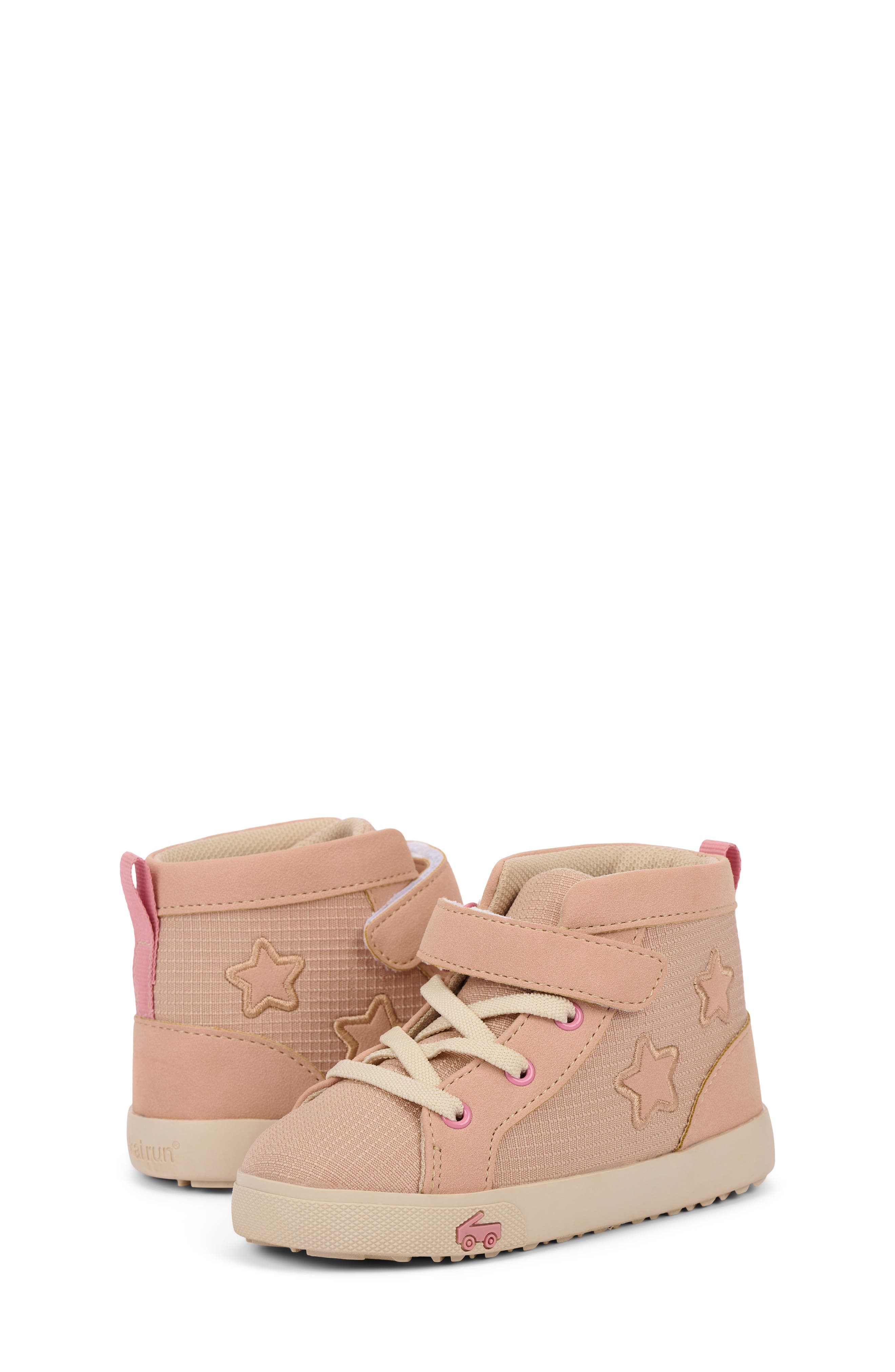See Kai Run Kids' Hudson High Top Sneaker, Alternate, color, Light Pink