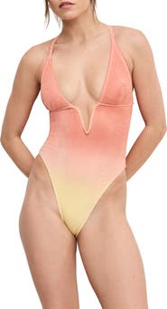 Good American Always Fit Underwire One-Piece Swimsuit