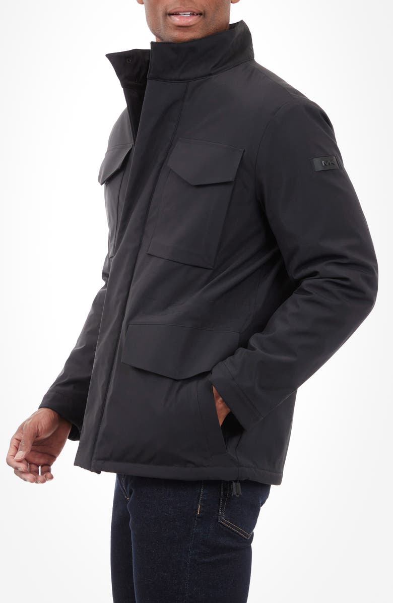 Michael Kors Charleton Water Resistant Jacket, Alternate, color, Black