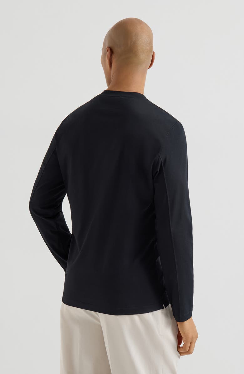 Brunello Cucinelli Cotton jersey T-shirt, Alternate, color, Black