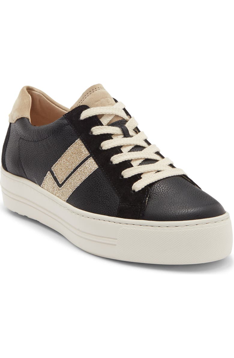 Paul Green Dove Platform Sneaker, Main, color, Black Combo