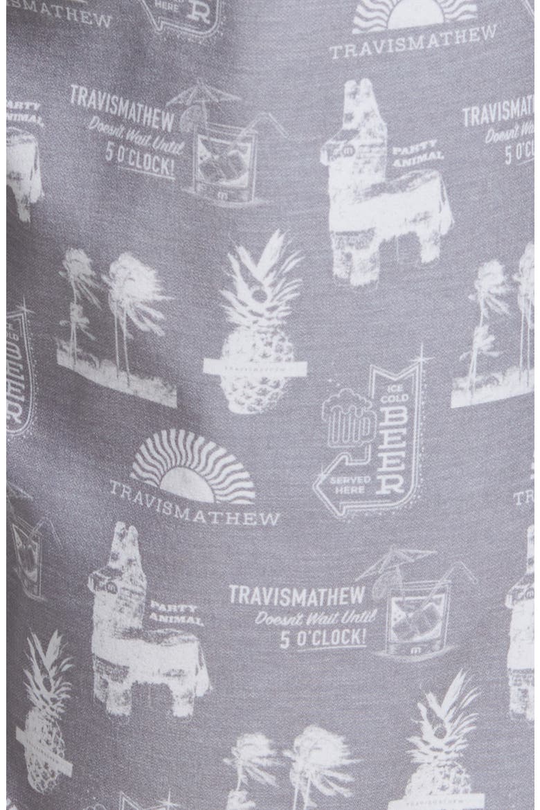 El Fiestero Board Shorts, Alternate, color, HEATHER GREY