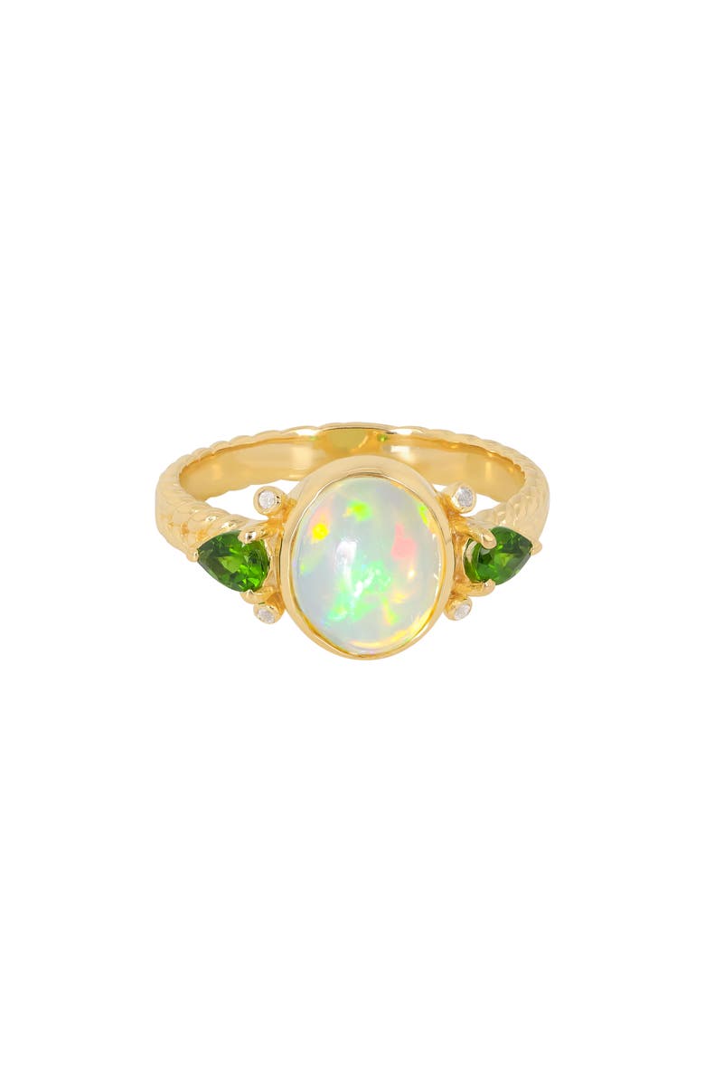 YS GEMS Ethiopian Opal Ring, Alternate, color, Opal Multi