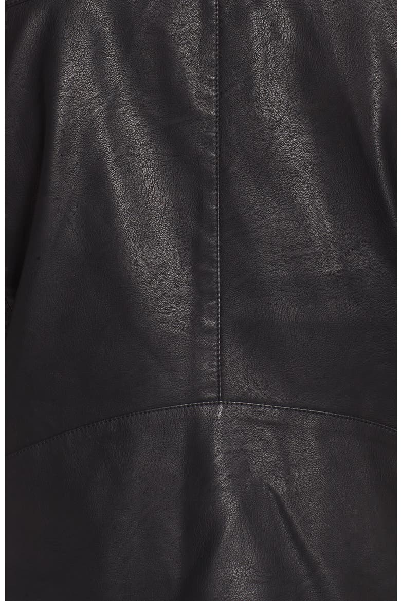 LEVIS® Faux Leather Moto Jacket, Alternate, color, BLACK