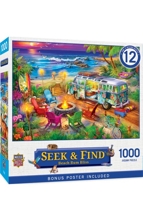 Beach Bum Bliss 1000 Piece Jigsaw Puzzle