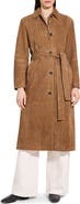 Theory Reese Belted Suede Coat