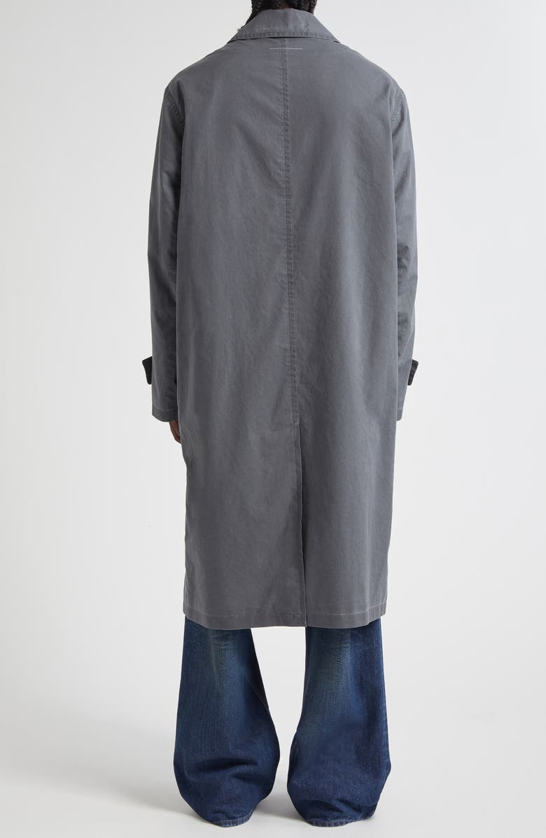 MM6 Maison Margiela Spray Dye Cotton Coat, Alternate, color, Anthracite