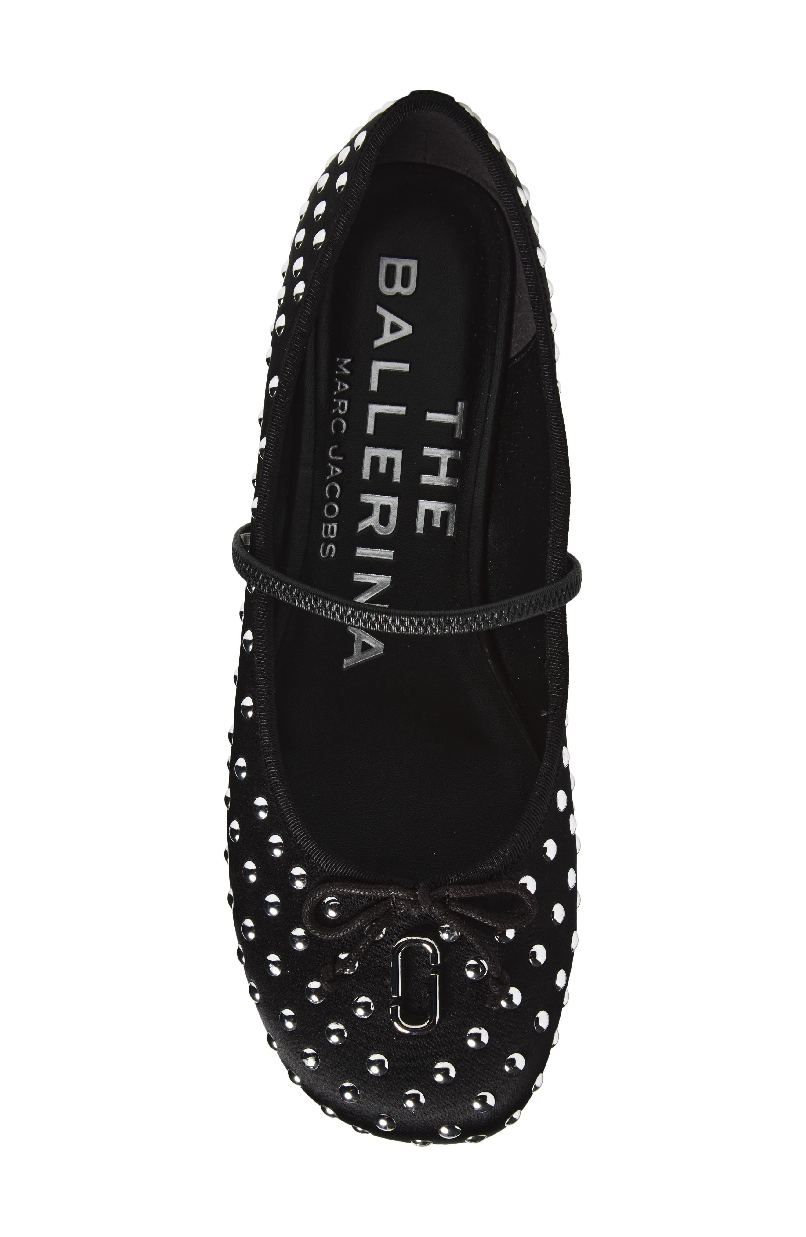 The Sabrina Ballerina Flat, Alternate, color, BLACK MULTI