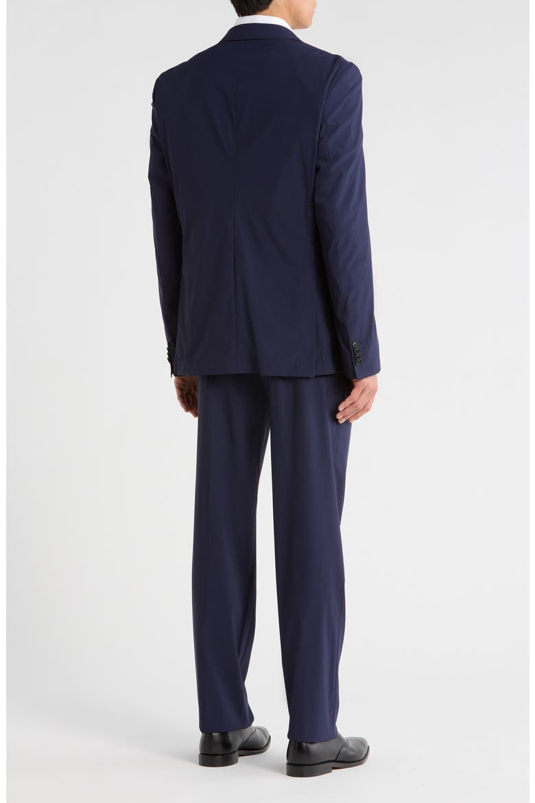Huge Slim Fit Navy Stretch Wool Blend Suit, Alternate, color, NAVY