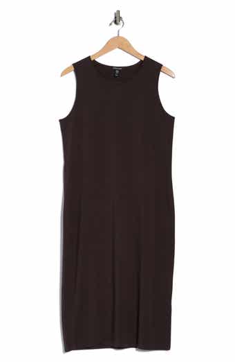 Eileen Fisher Crewneck Sleeveless Shift Dress