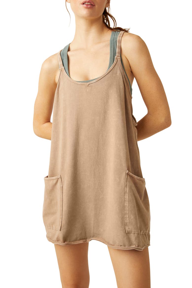 FP Movement Hot Shot Romper, Main, color, MOCHA LATTE