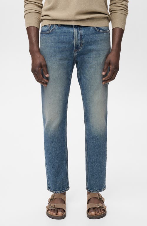 Mango Ben Tapered Jeans In Blue