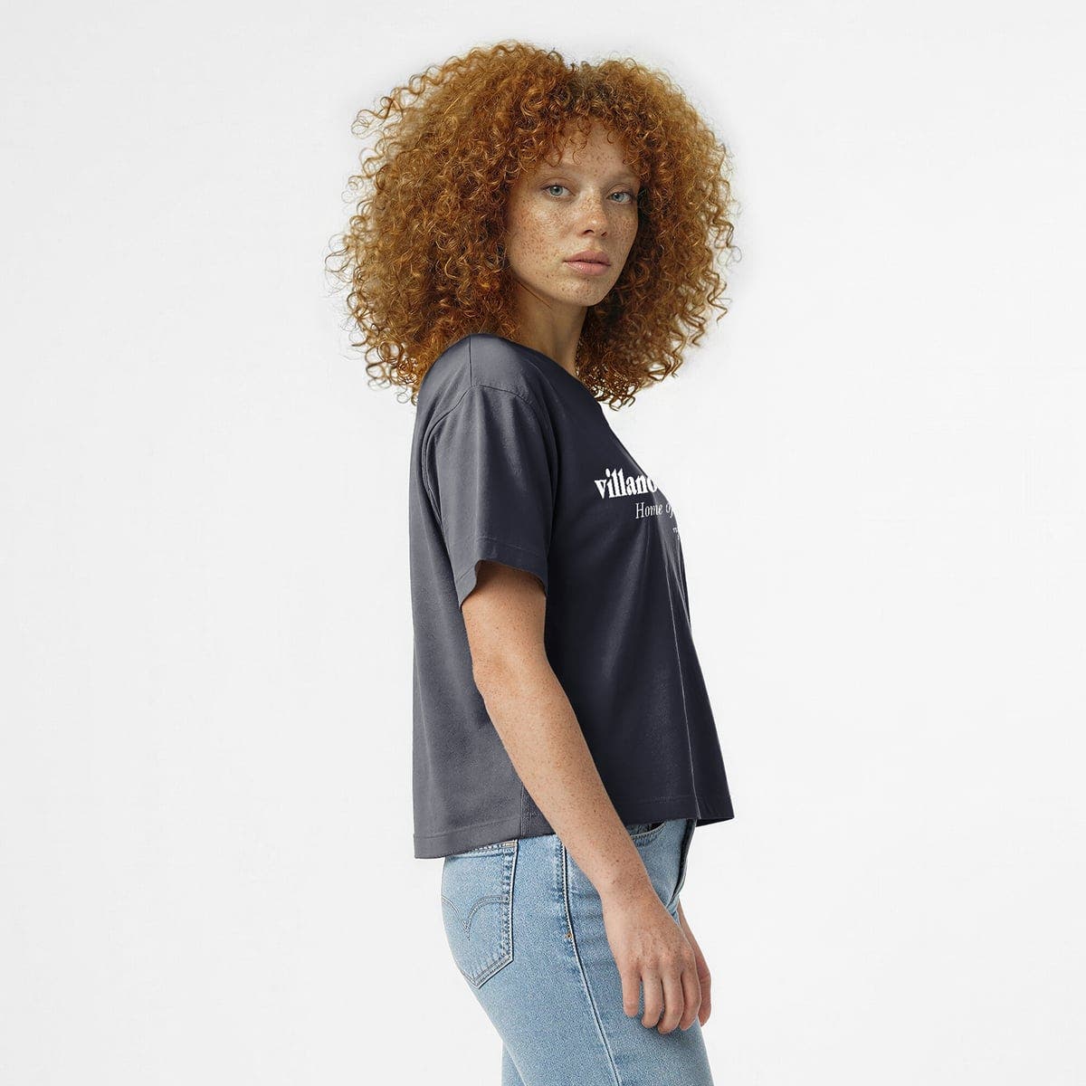 Champion Women's Champion Navy Villanova Wildcats Home Wordmark T-Shirt ...