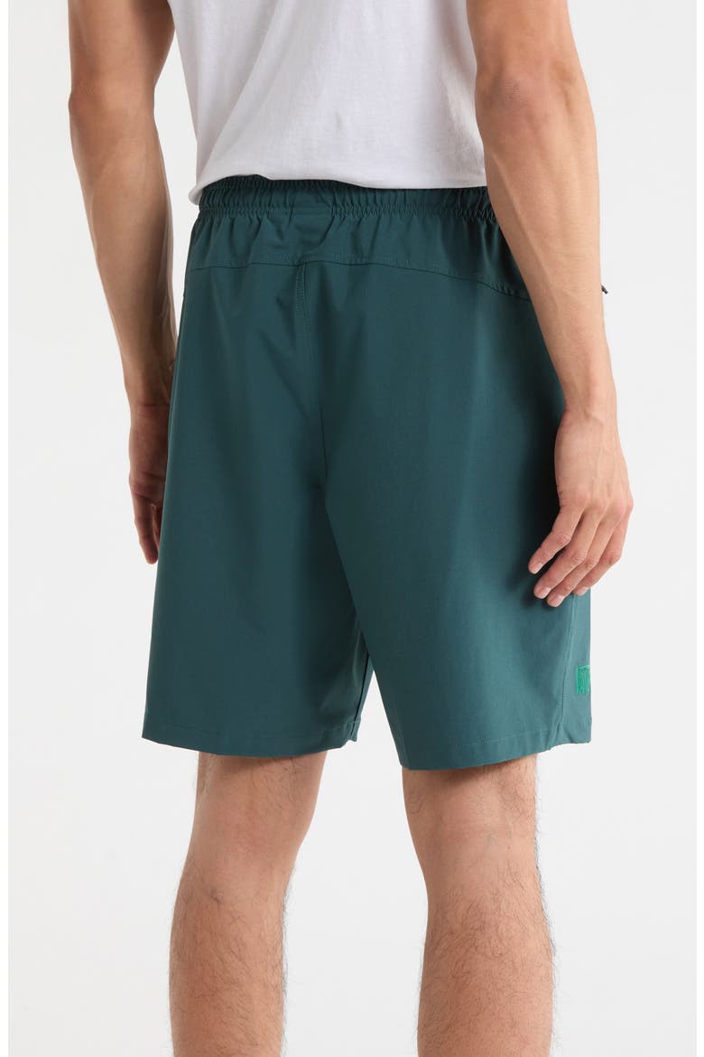 Outline Hybrid Water Repellent Shorts, Alternate, color, MYSTIC MOSS
