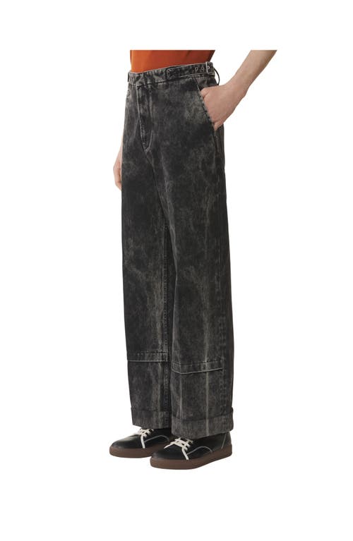 Lanvin Relaxed-fit Black Jeans With Classic Five-pocket Design In Black