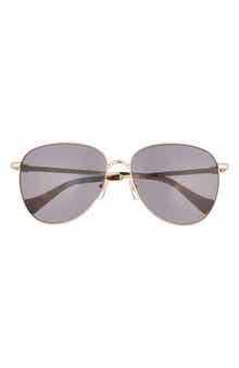Gucci 60mm Aviator Sunglasses