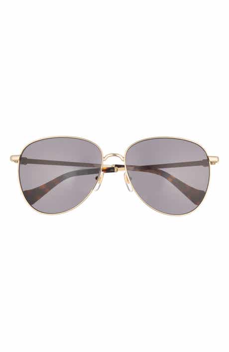 Gucci 60mm Aviator Sunglasses