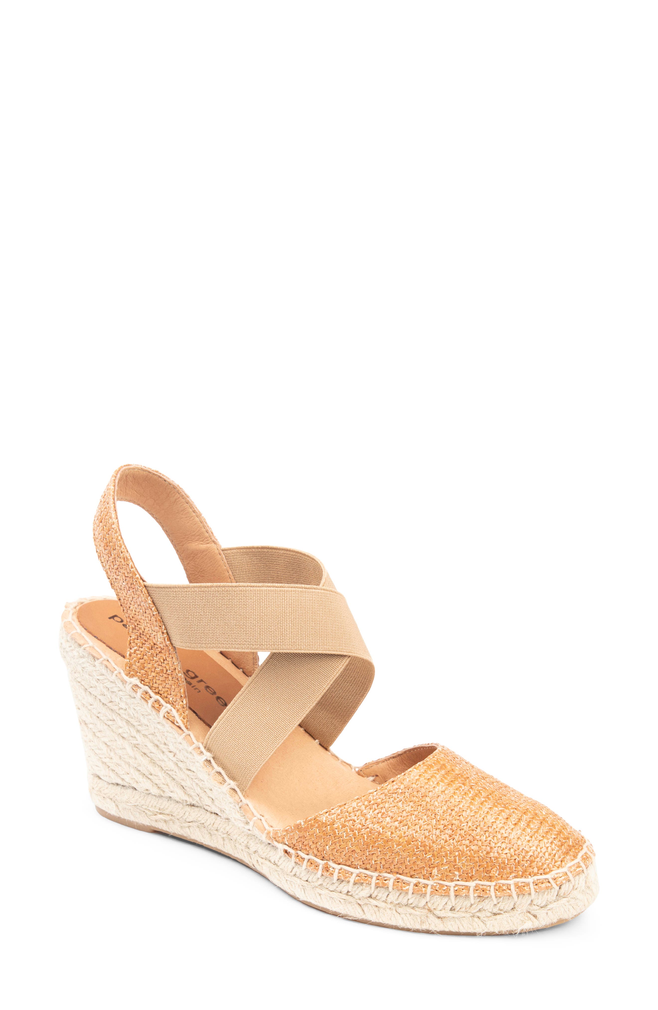 patricia green Mila Espadrille, Main, color, Cognac Raffia