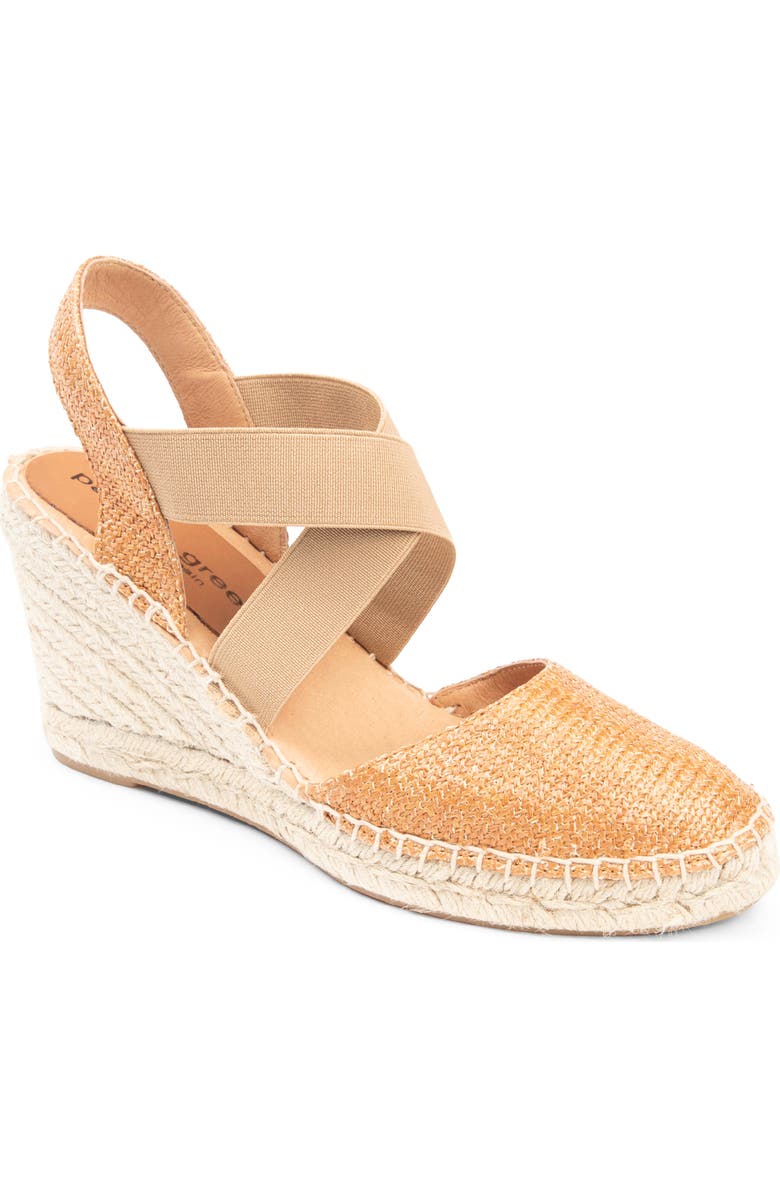 patricia green Mila Espadrille, Main, color, Cognac Raffia