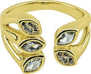 Panacea Marquise Crystal Open Band Ring