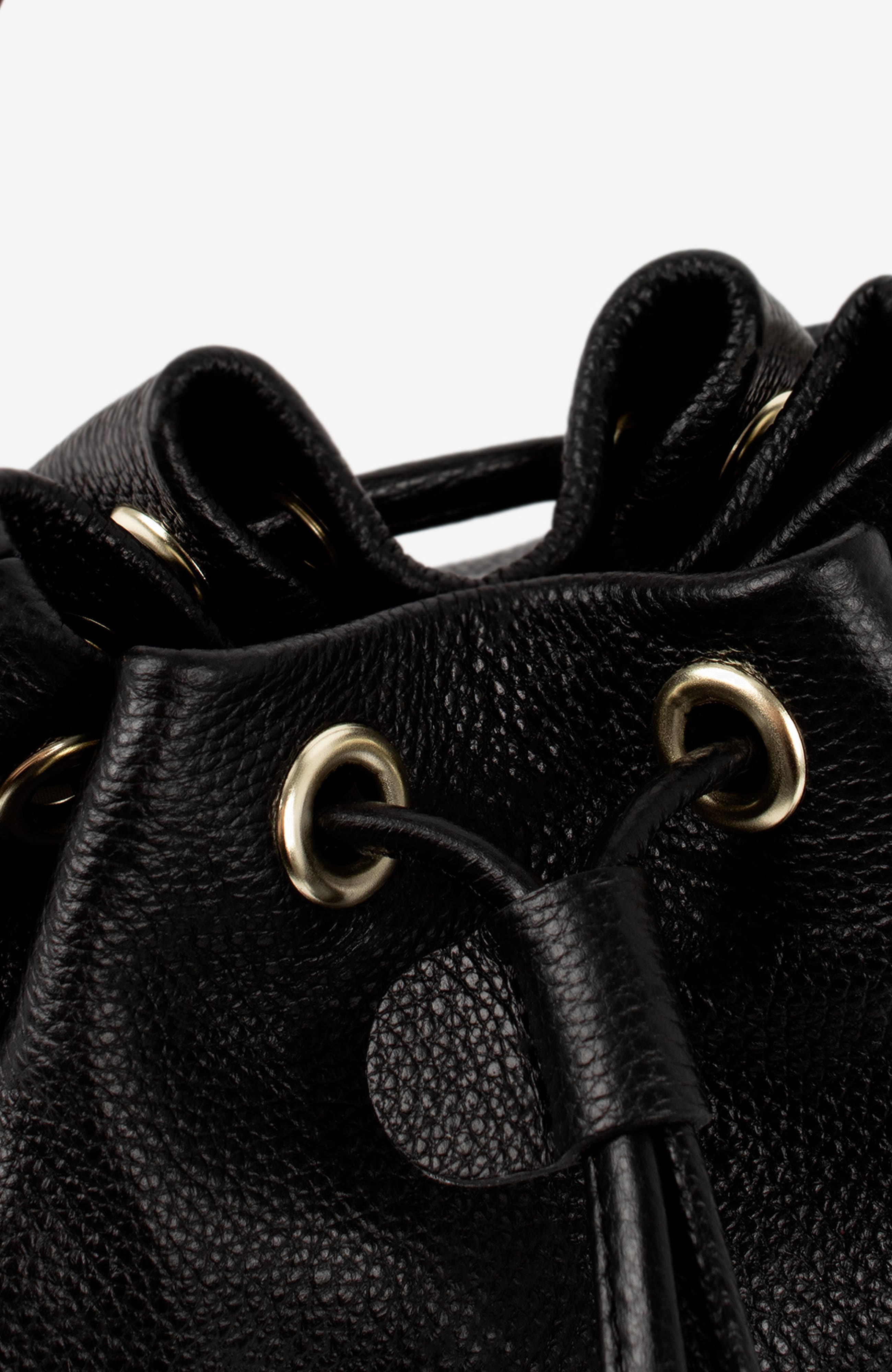 Signature CV By Cavalinho Leather Bucket Bag 651, Alternate, color, Black