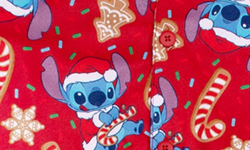 Ame Kids' Disney® Lilo & Stitch Pajamas In Red