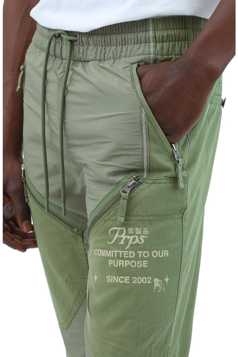 Bear Cub Cotton Joggers, Alternate, color, ARMY GREEN