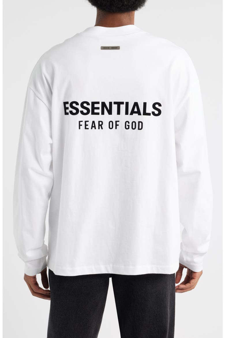 Classic Fit Long Sleeve Graphic T-Shirt, Alternate, color, BRIGHT WHITE
