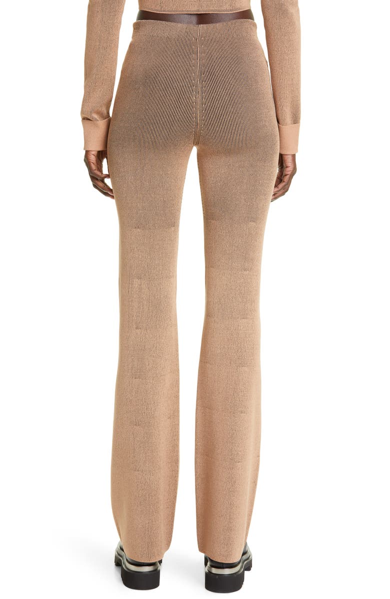 Dion Lee Lock Slit Ribbed Cutout Pants, Alternate, color,