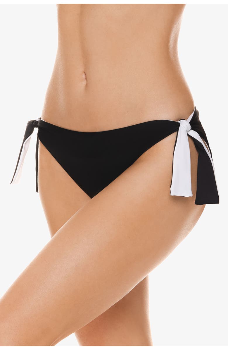 HELEN JON Reversible Tie Hipster, Alternate, color, Black White