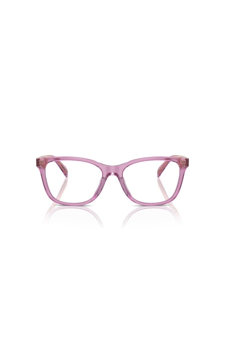 COACH 53mm Square optical glasses, Alternate, color, Violet
