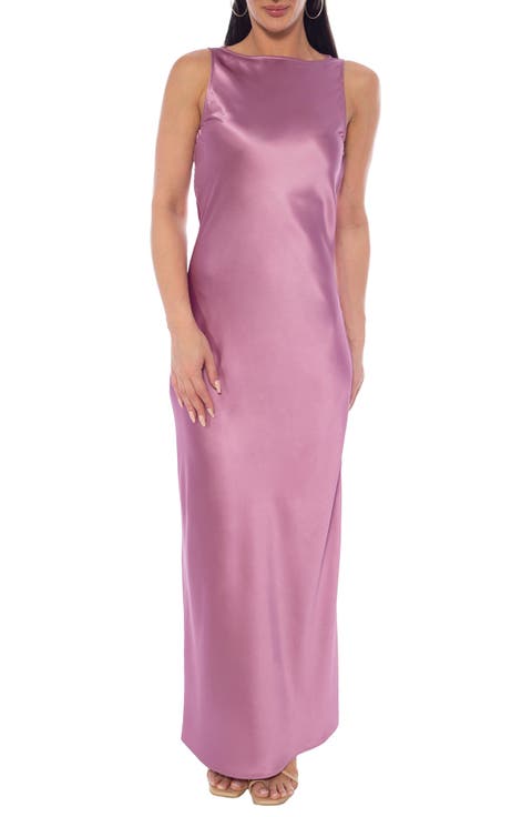 Satin Maxi Dress