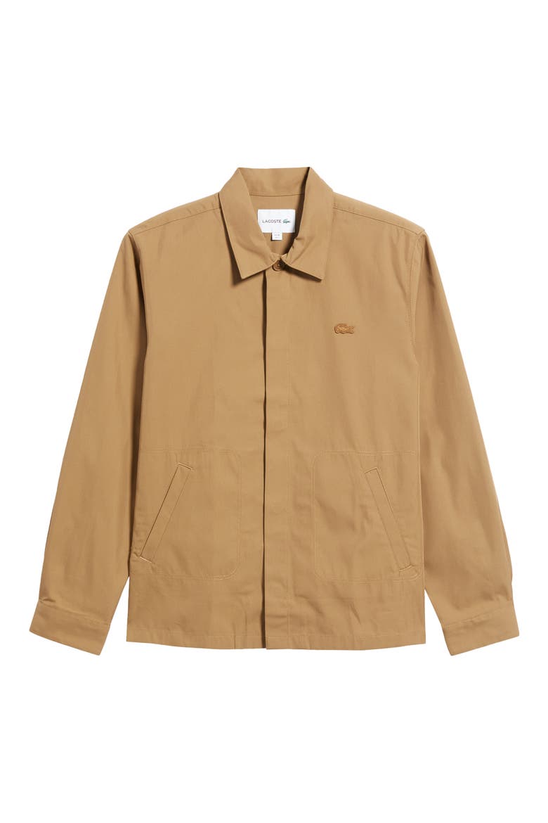 Cotton Blend Overshirt, Main, color, COOKIE