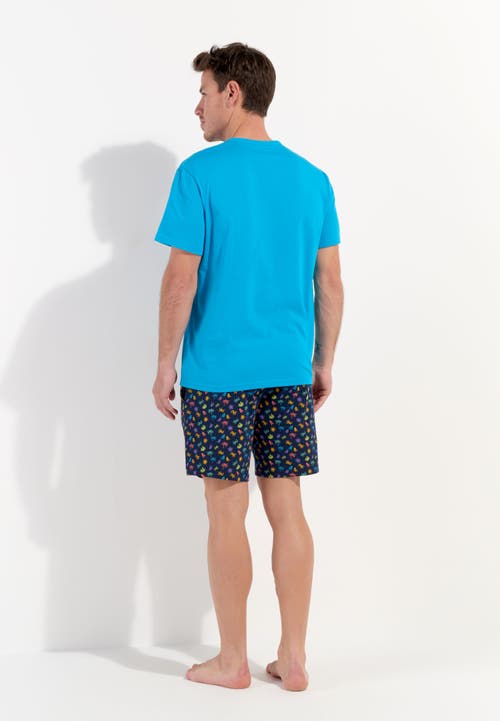 Hom California Short Sleepwear In Multico Print