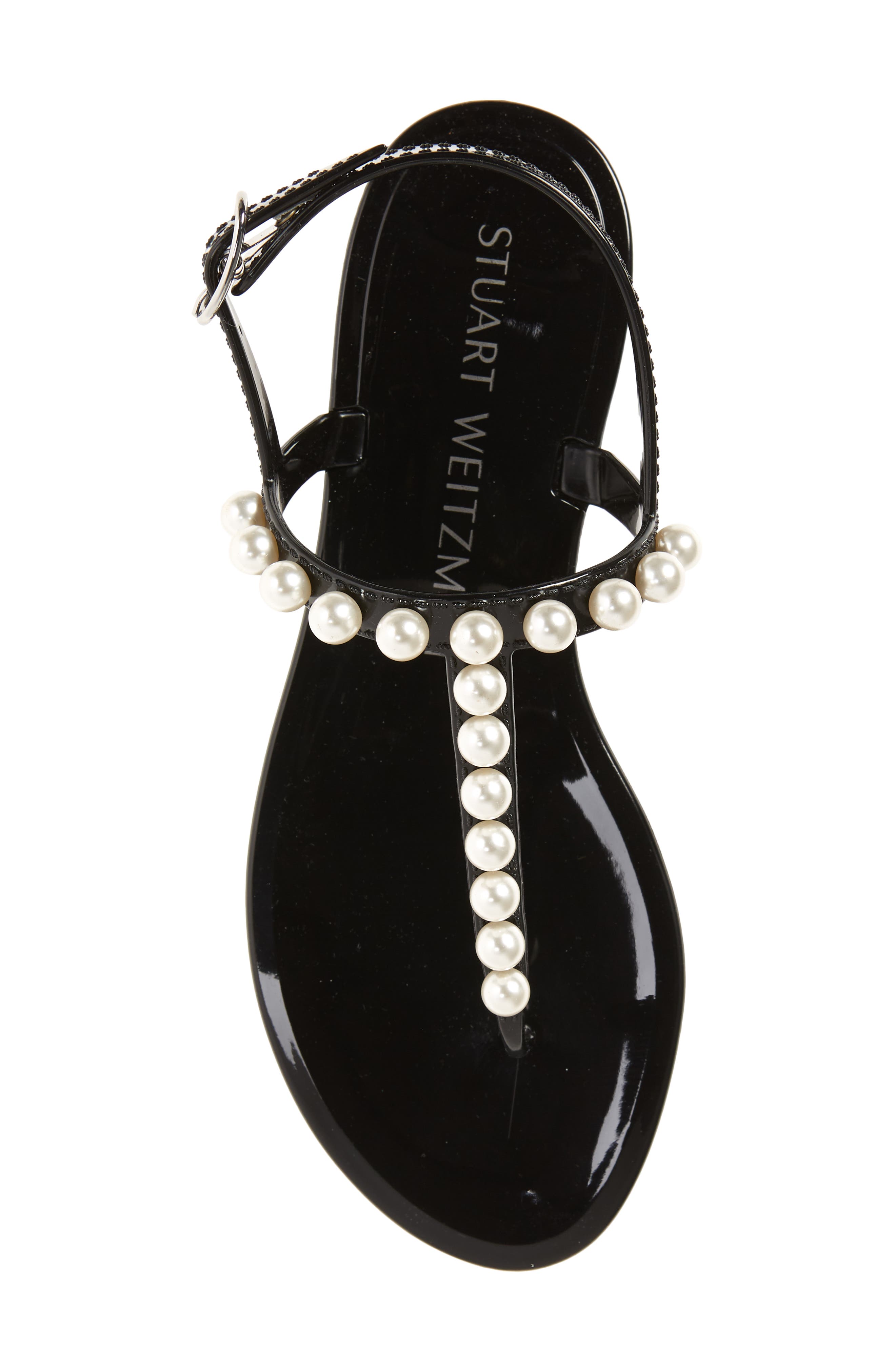 Goldie Jelly Sandal, Alternate, color, BLACK